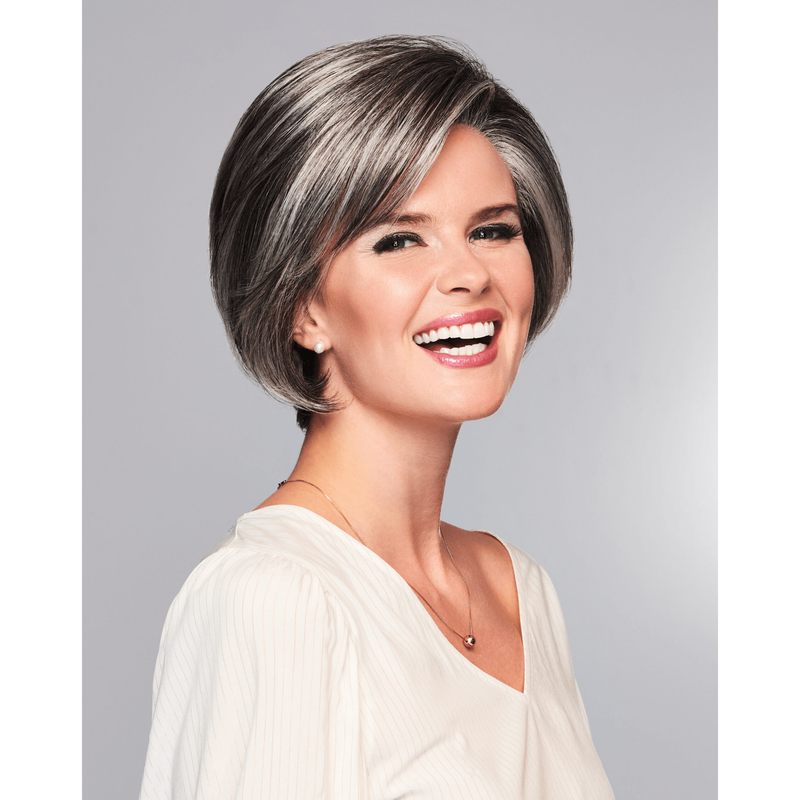 VIP Extensions Sheer Elegance Wig Chin Length Bob Lace Front Textured Layersby Eva Gabor Wigs GL 44/51 Wig