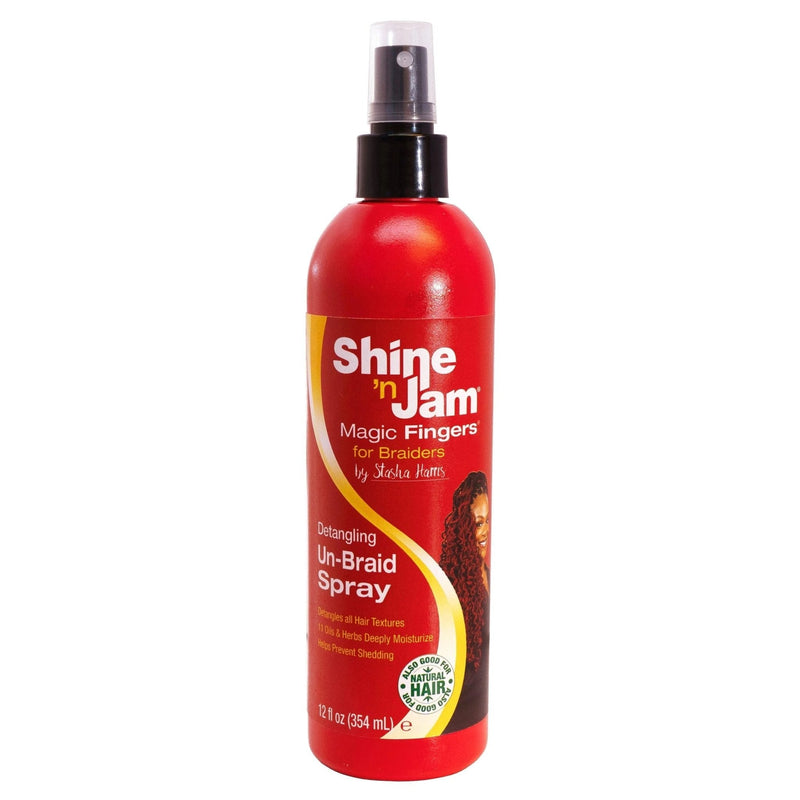 VIP Extensions Shine n Jam Magic Fingers Un-Braid Spray 12 fl oz Hair Care