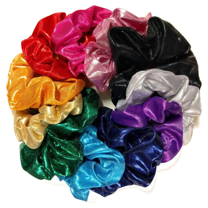 Threddies Shiny Metallic Scrunchies