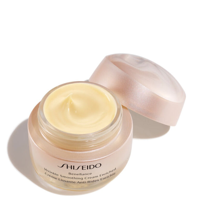 Nava Beauty Shiseido Benefiance Wrinkle Smoothing Cream Enriched Facial Care White Smoke 20 mL,50 mL,75 mL