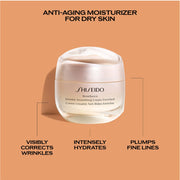 Nava Beauty Shiseido Benefiance Wrinkle Smoothing Cream Enriched Facial Care Dark Salmon 20 mL,50 mL,75 mL