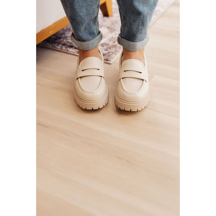 Penny For Your Thoughts Loafers in Bone