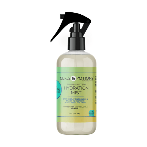 Curls & Potions Twisted Pattern Hydration Mist REFRESHER SPRAY
