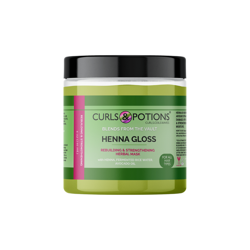 Curls & Potions Blends Rebuilding & Strengthening Henna Gloss Conditioner