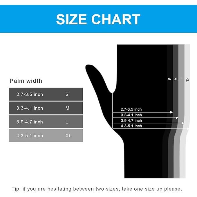 Mill's Beauty Supply Disposable Powder Free Nitrile Gloves, Black Hair Accessories