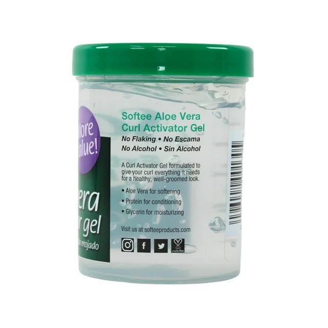 Mill's Beauty Supply Softee Aloe Vera Curl Activator Gel Hair Styling Gel