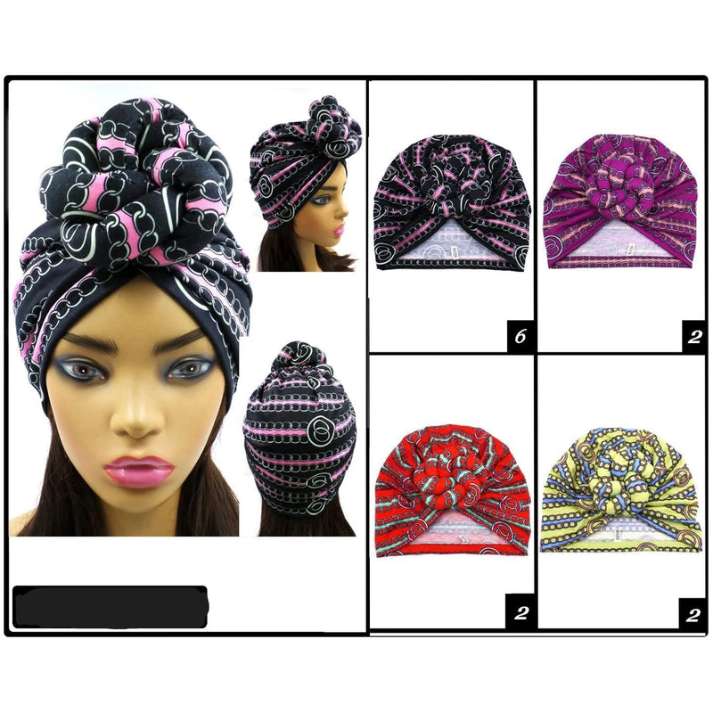 Mill's Beauty Supply Knotted Design Head Wrap (1 pc) Head Wrap