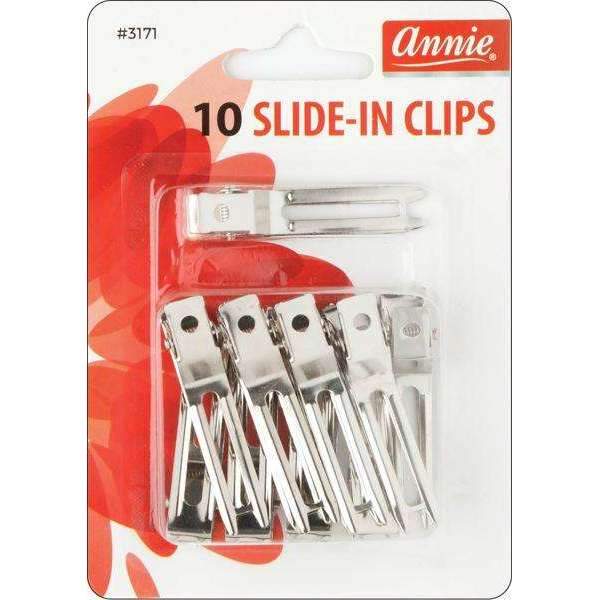 Mill's Beauty Supply Annie Slide-In Clips 10pc Hair Clips