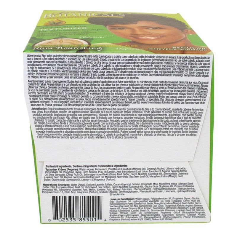Mill's Beauty Supply Soft & Beautiful Botanicals Texturizer For Sensitive Scalps, Regular Hair Relaxer