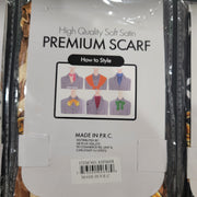Mill's Beauty Supply Fashion Designed Satin Head Scarf, 1 pc Head Wrap