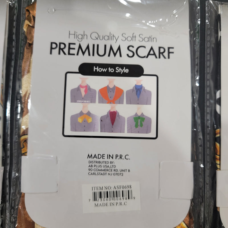 Mill's Beauty Supply Fashion Designed Satin Head Scarf, 1 pc Head Wrap