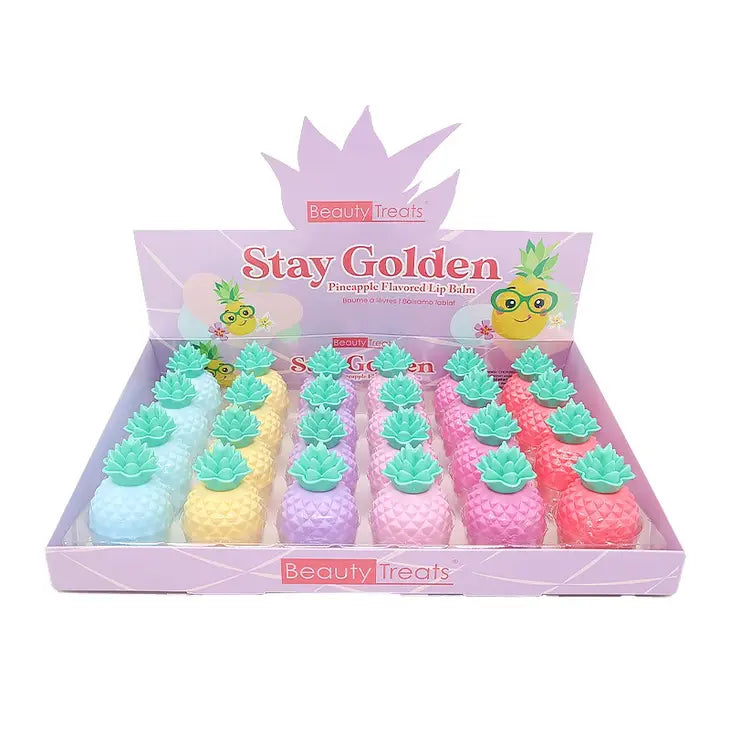 Mill's Beauty Supply Stay Golden Pineapple Lip Balm (1pc)