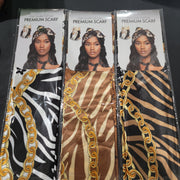 Mill's Beauty Supply Fashion Designed Satin Head Scarf, 1 pc Head Wrap