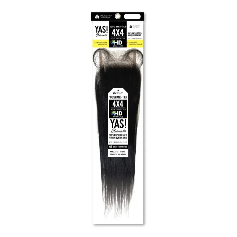 Mill's Beauty Supply Yas Lace Closure Straight, 12 in Weave
