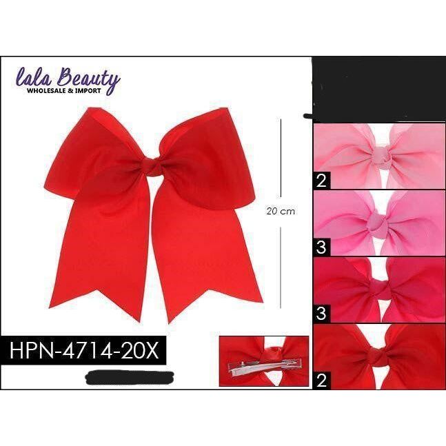 Mill's Beauty Supply Large Hair Bow-Pink Mix Hair Accessories
