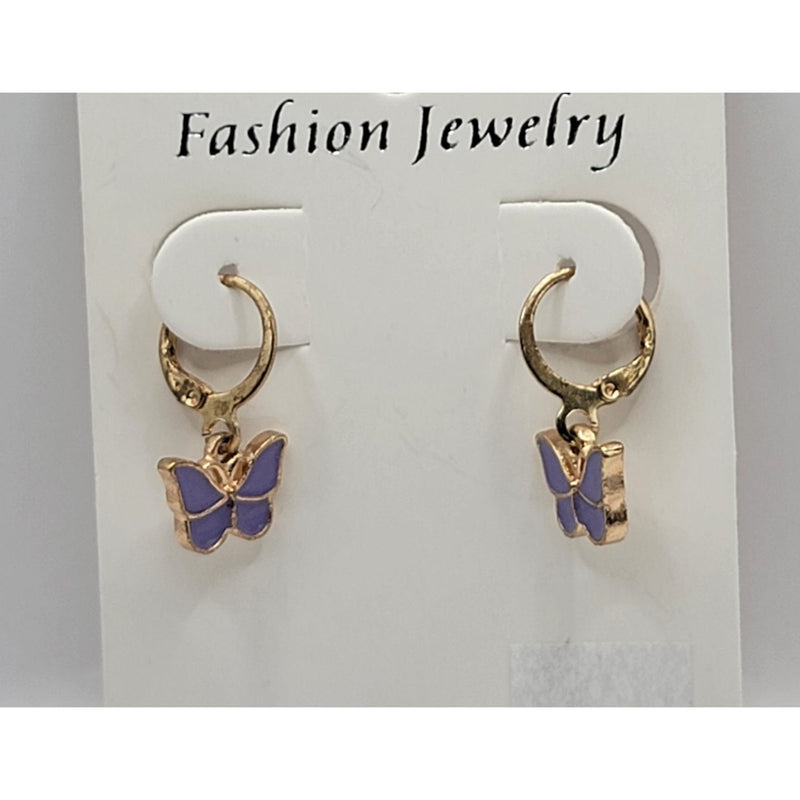 Mill's Beauty Supply Fashion Jewelry-Purple Btrfly Body Jewelry