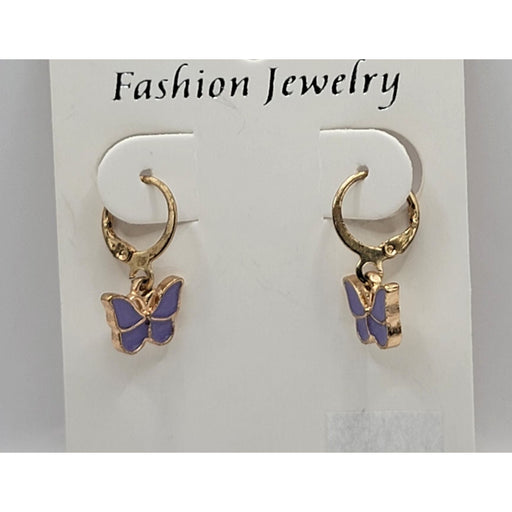 Mill's Beauty Supply Fashion Jewelry-Purple Btrfly Body Jewelry