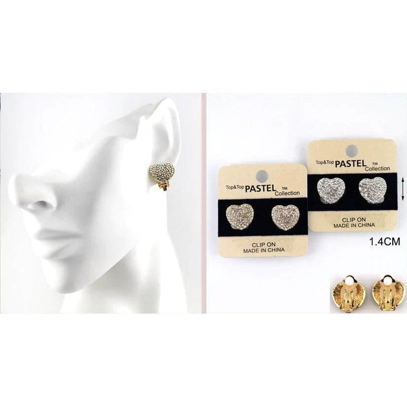 Mill's Beauty Supply Top & Top Pastel Collection Clip-On Earrings Body Jewelry