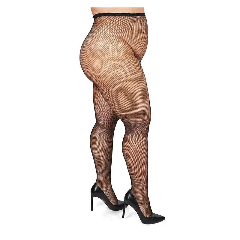 Mill's Beauty Supply MeMoi Brand Curvy Fishnet Tights Accessories
