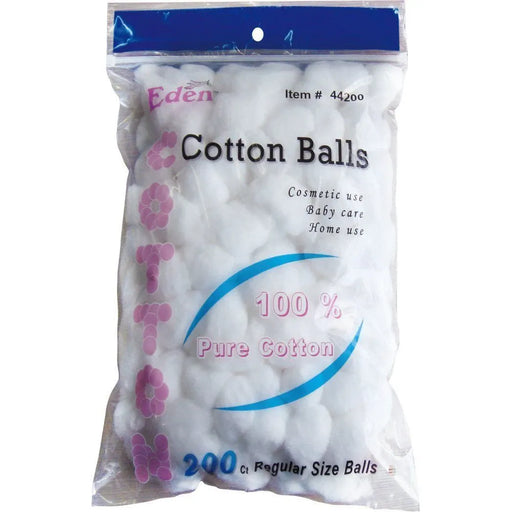 Mill's Beauty Supply Eden Regular Cotton Balls, 200 pc Cosmetics