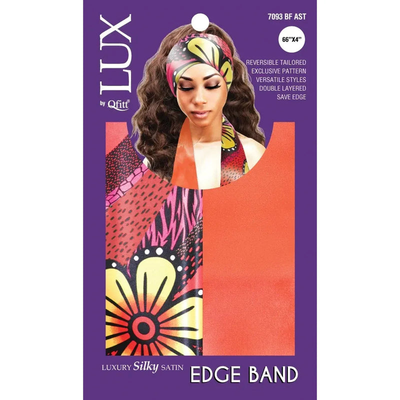 Mill's Beauty Supply Qfitt Lux - Luxury Silky Satin Edge Band Head Wrap