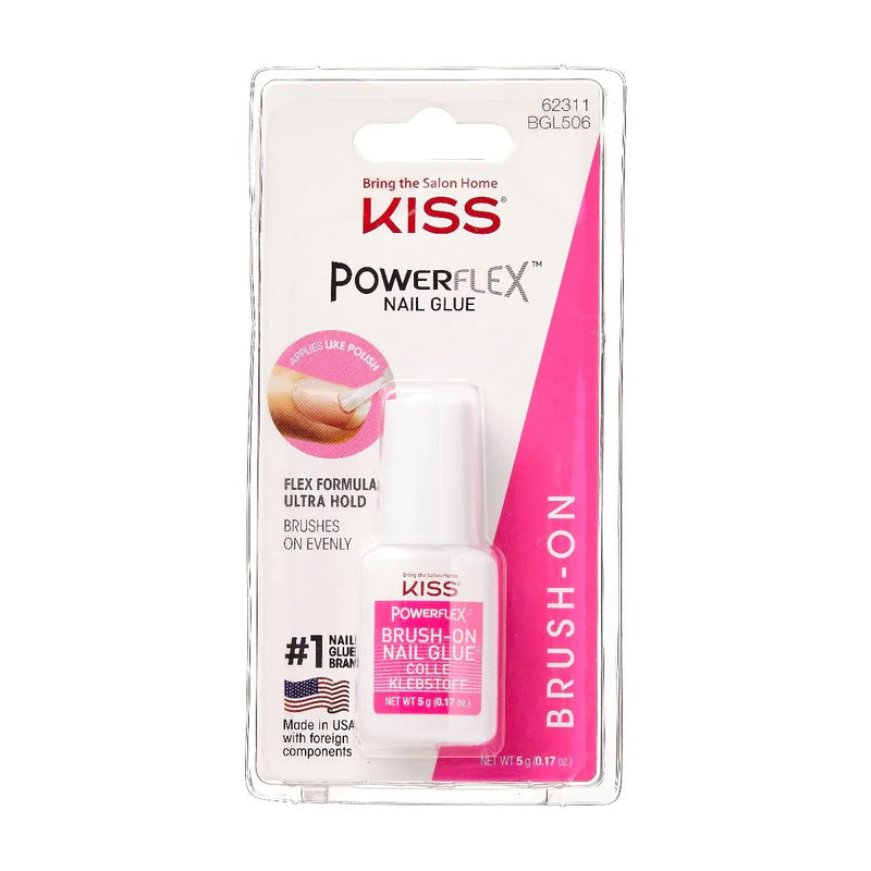 Mill's Beauty Supply Kiss Powerflex Brush-On Nail Glue Nail Products