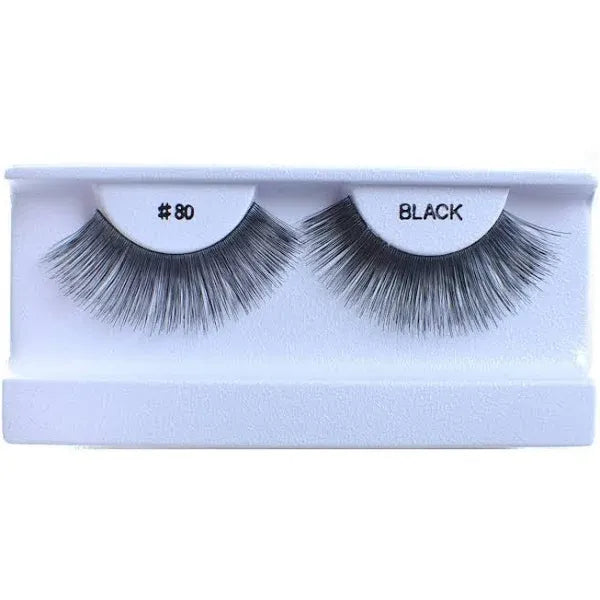 Mill's Beauty Supply Blue Case Human Hair Eyelash - #80 False Eyelashes
