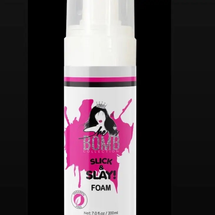 Mill's Beauty Supply She Is Bomb Slick And Slay Foam Hair Styling Products
