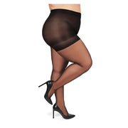 Mill's Beauty Supply MeMoi  Curvy Sheer Control Top Pantyhose Accessories