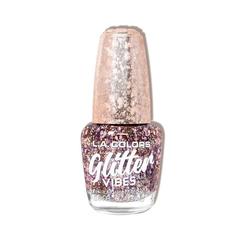 Mill's Beauty Supply L.A. Colors Glitter Vibes Nail Polish, 1pc Nail Products