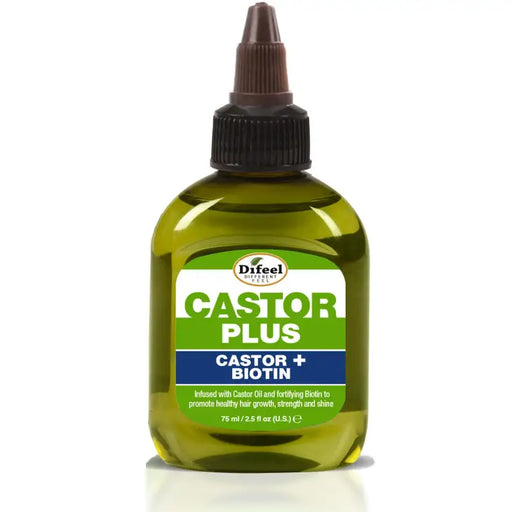 Mill's Beauty Supply Difeel Castor Plus Biotin Mega -Growth Premium Hair Oil Hair Care Products