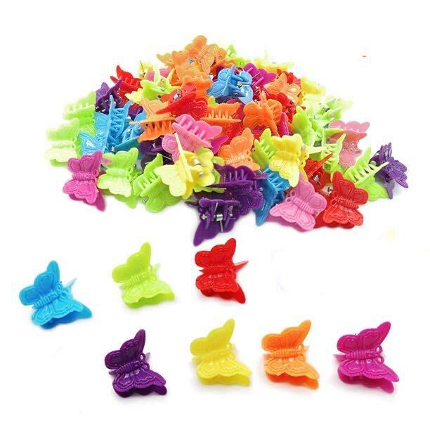 Mill's Beauty Supply Pastel Collection Butterfly Clips Hair Accessories