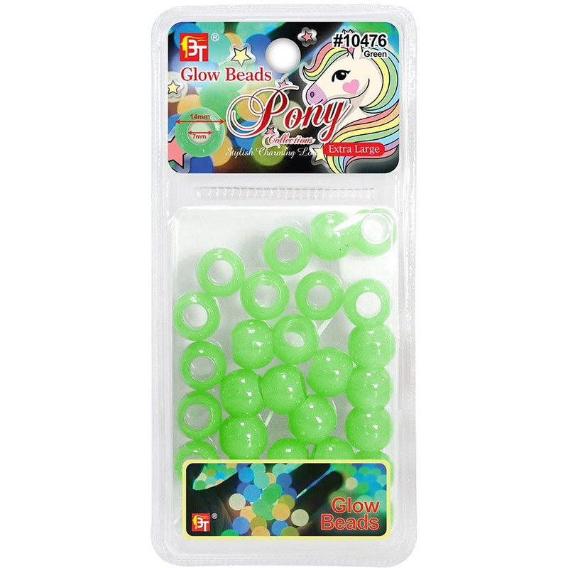 Mill's Beauty Supply Glow Beads - Extra Large Hair Beads