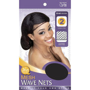 Mill's Beauty Supply Qfitt Mesh Wave Nets - 2pk Hair Nets