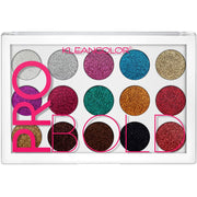 Mill's Beauty Supply Kleancolor Pro Bold Pressed Glitter Palette Eye Shadow