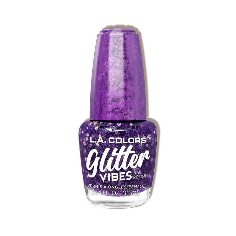Mill's Beauty Supply L.A. Colors Glitter Vibes Nail Polish, 1pc Nail Products
