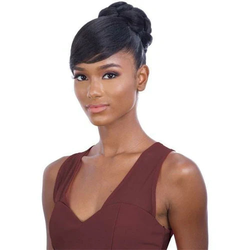 Mill's Beauty Supply FreeTress Equal - Synthetic Bun & Bang Ponytail