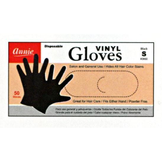 Mill's Beauty Supply Annie Vinyl Gloves, Powder Free
