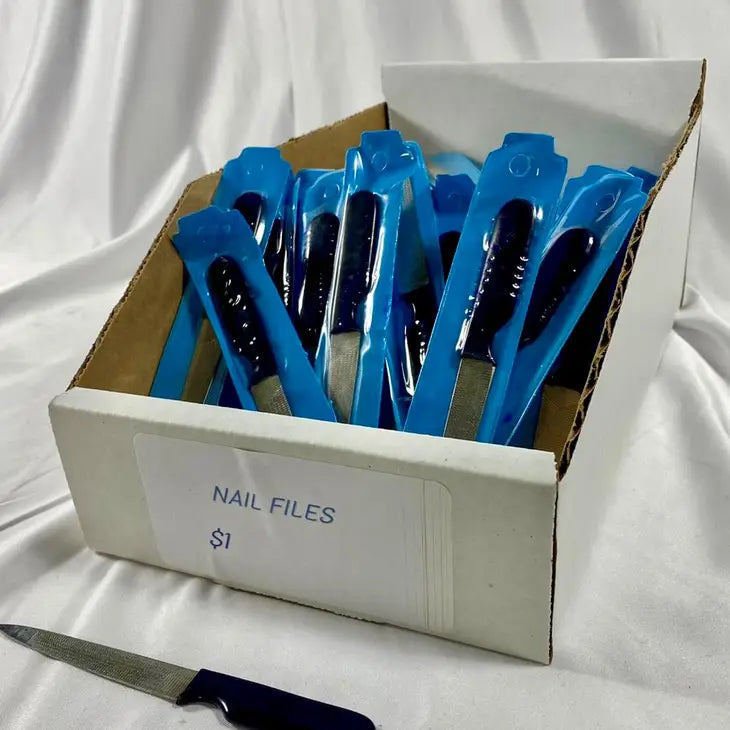 Mill's Beauty Supply Fashion Brand - Nail Files 5"Stainless Steel (1 pc) Nail Products