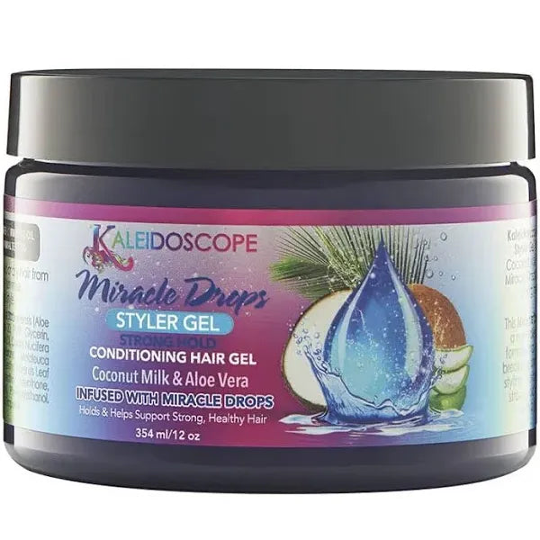 Mill's Beauty Supply Kaleidoscope Miracle Drops Styler Gel Hair Styling Gel