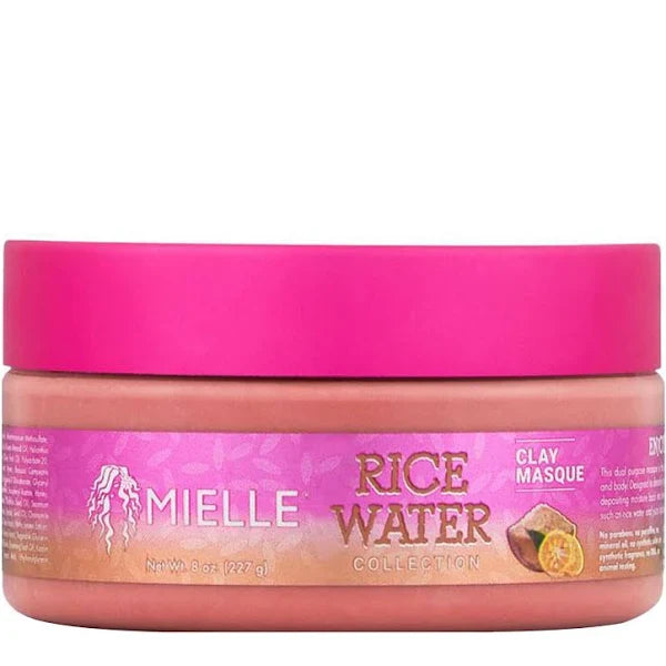Mill's Beauty Supply Mielle Rice Water Collection Clay Masque Hair Masque