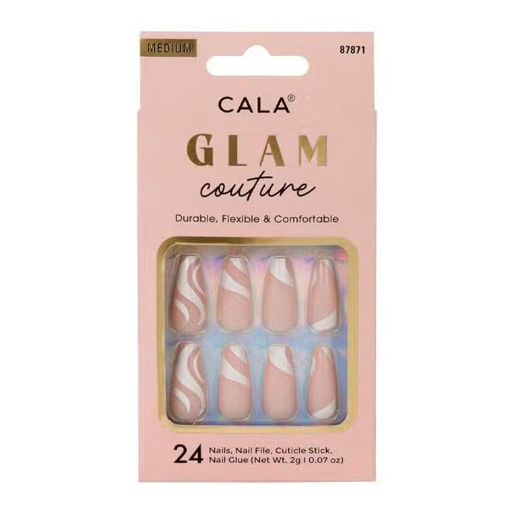 Mill's Beauty Supply CALA Glam Couture Coffin Nail, Press-On Nail Products