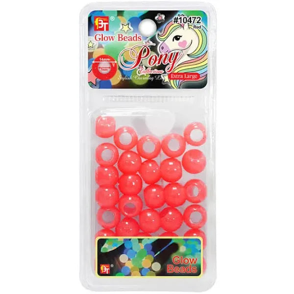 Mill's Beauty Supply Glow Beads - Extra Large Hair Beads