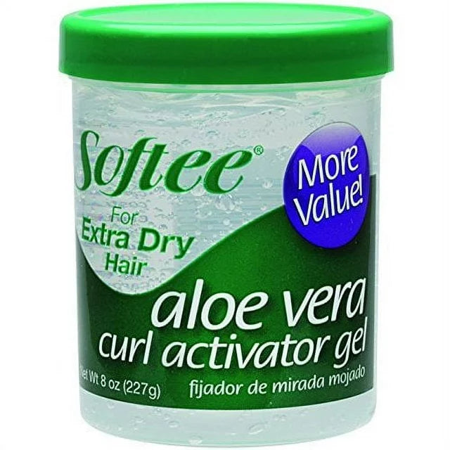 Mill's Beauty Supply Softee Aloe Vera Curl Activator Gel Hair Styling Gel