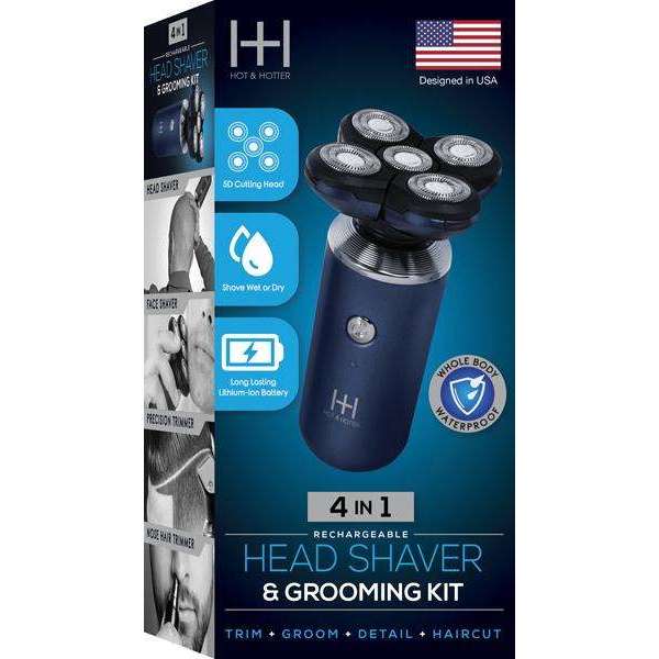 Mill's Beauty Supply Hot & Hotter 4-in-1 Head Shaver Hair Trimmers