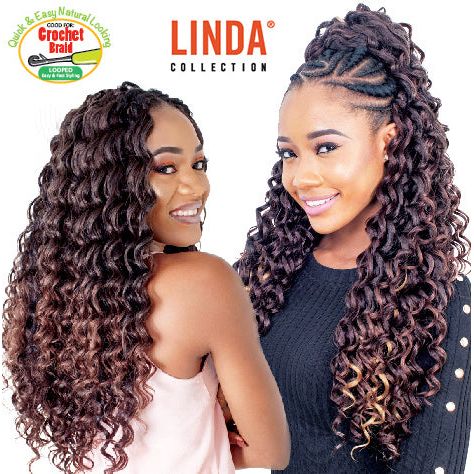 Mill's Beauty Supply Linda Collection Brand - Supreme Bounce Bahama Bounce Curl, 24 in Synthetic Hair Crochet