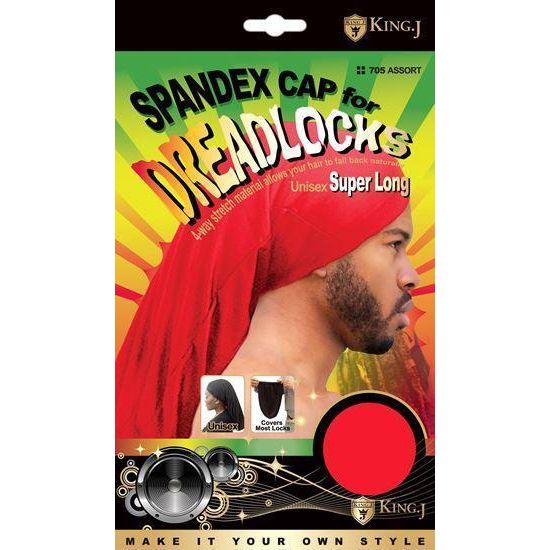Mill's Beauty Supply King J. Dreadlocks Super Long Spandex Cap Head Wrap