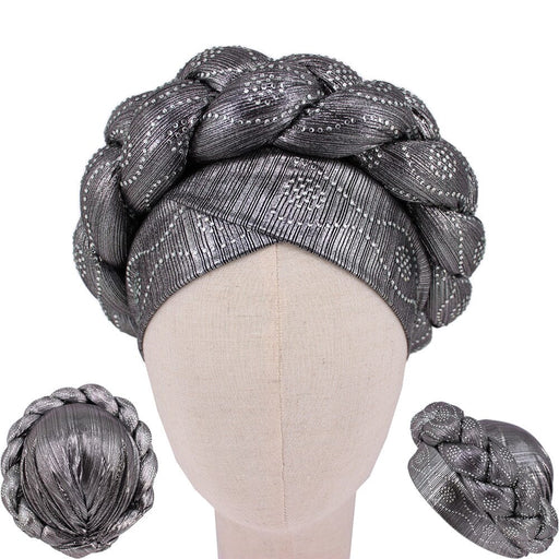Mill's Beauty Supply Fashion Brand - Rhinestone Head Wrap/ Turban Head Wrap