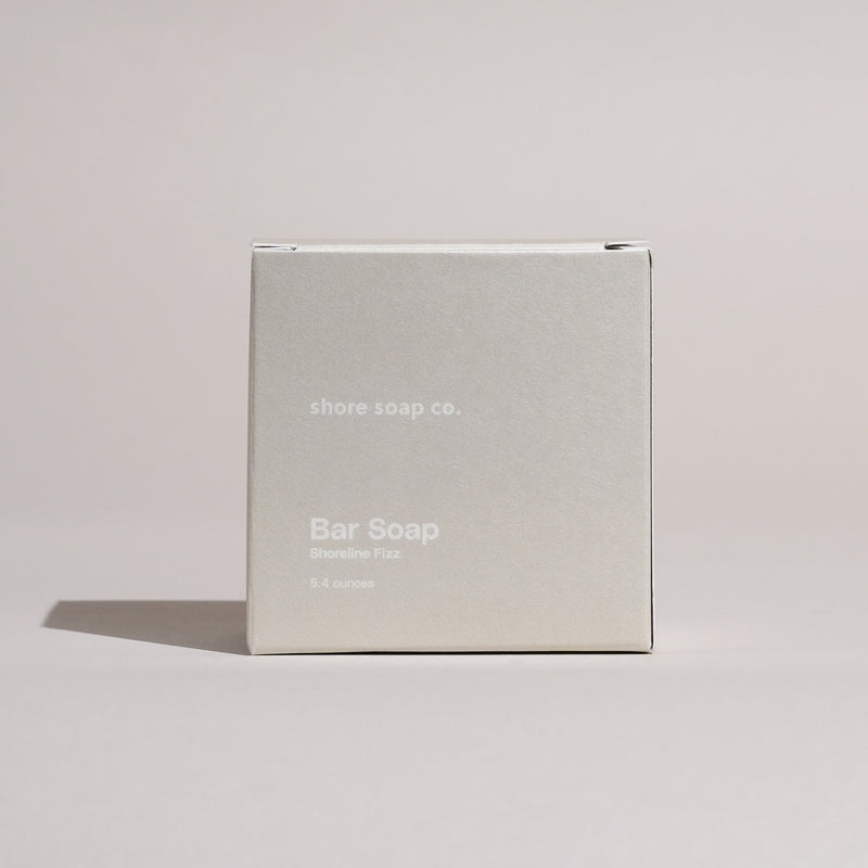 Shore Soap Co. Shoreline Fizz Bar Soap Bar Soap Light Gray