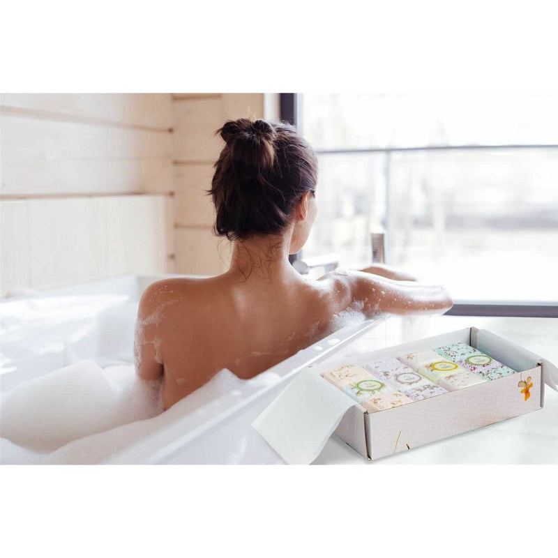 Lizush Shower Steamers, Set of 12 big fizzies, Cheer up Gift Set, Relaxing Gift Box BATH BOMBS & SHOWER STEAMERS